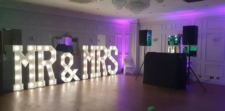 Professional DJ setup for a celebration