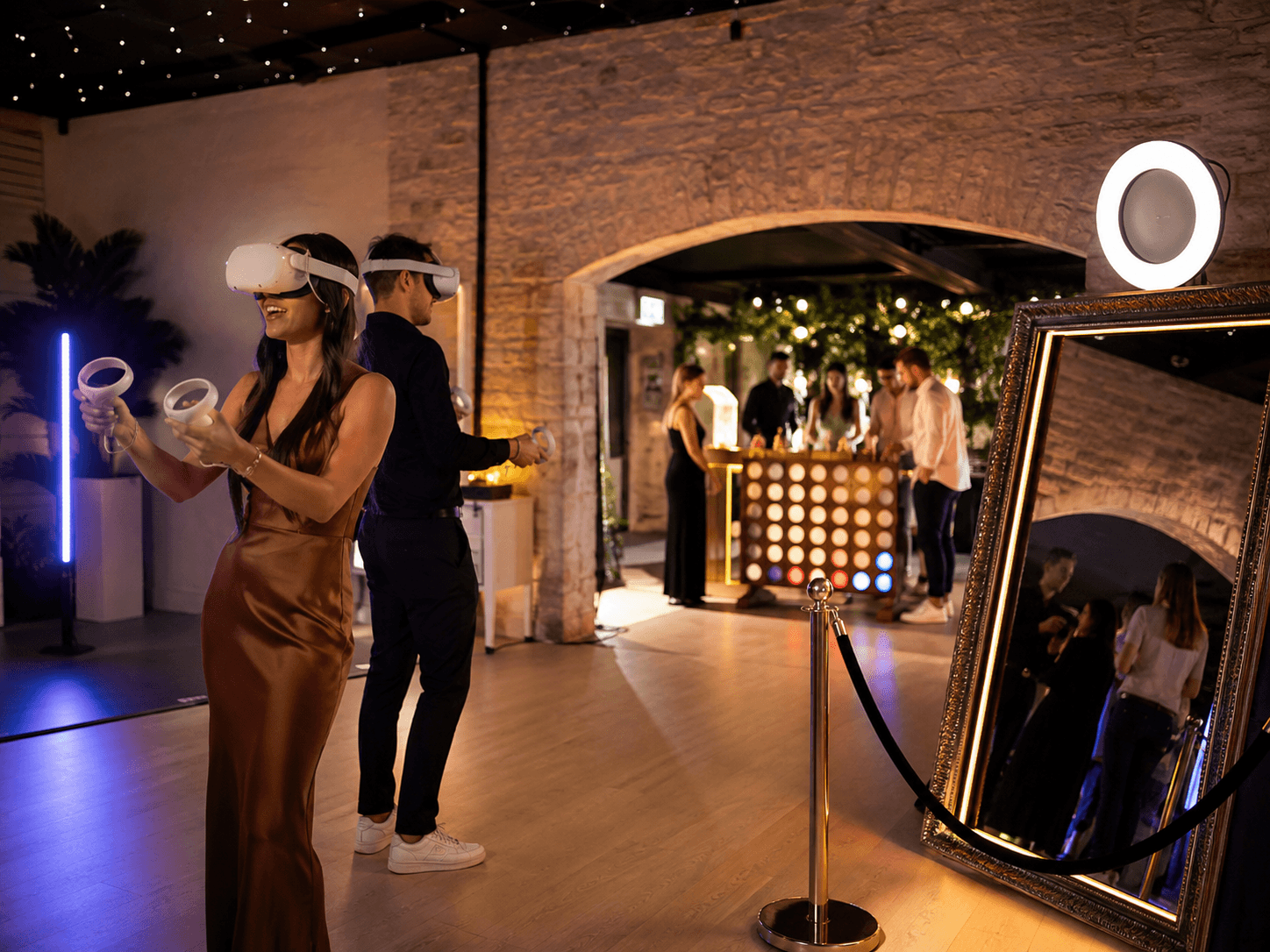 Interactive entertainment experiences for parties and celebrations