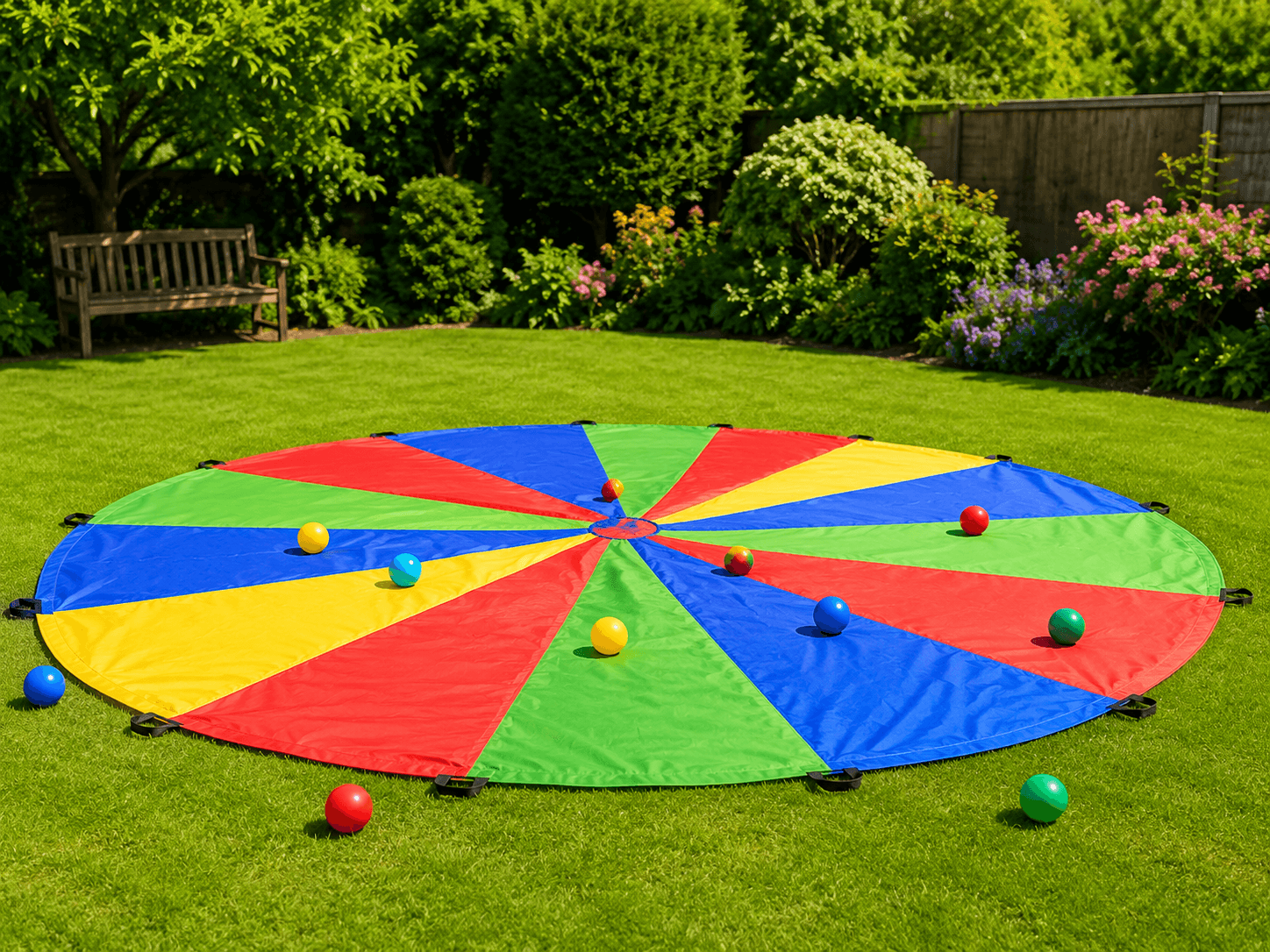 Parachute games for children's party hire